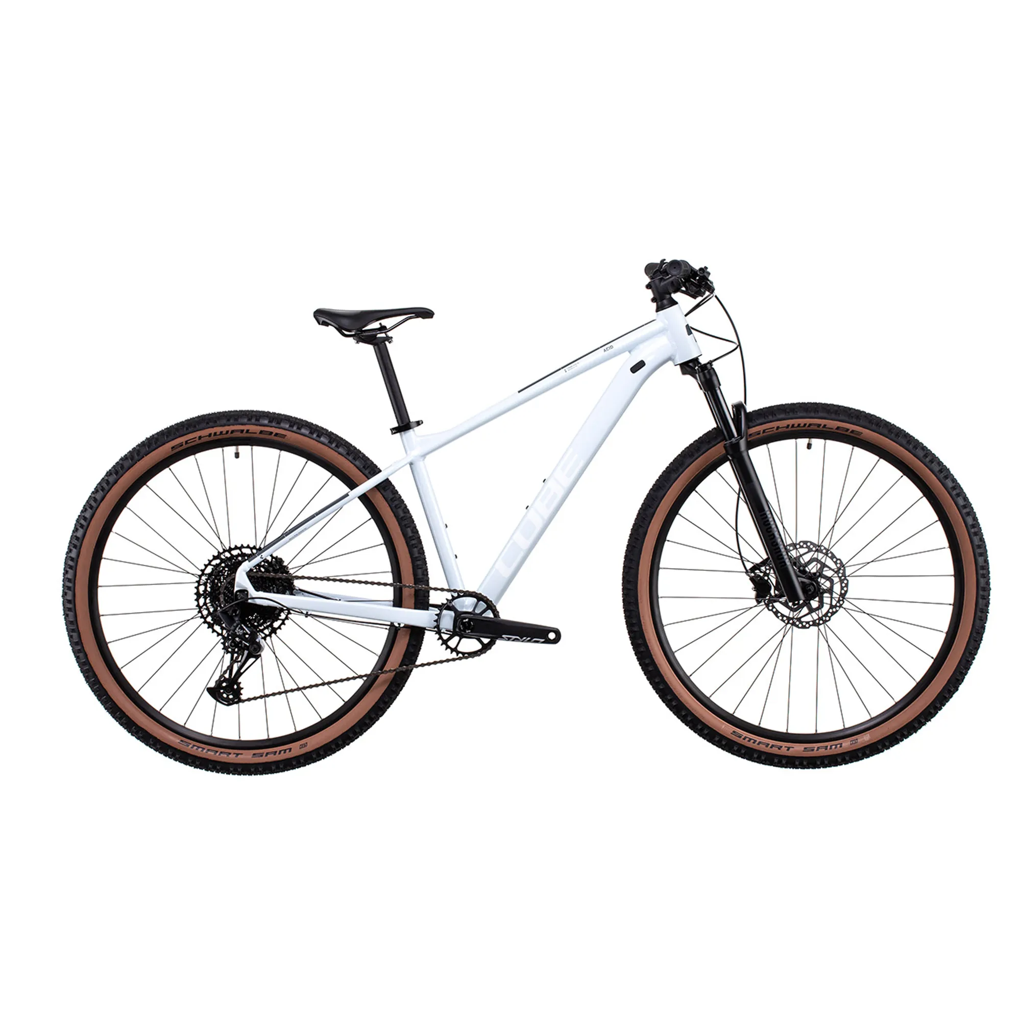 Cube Acid Hardtail Mountain Bike 2022 Frost white Black MTB